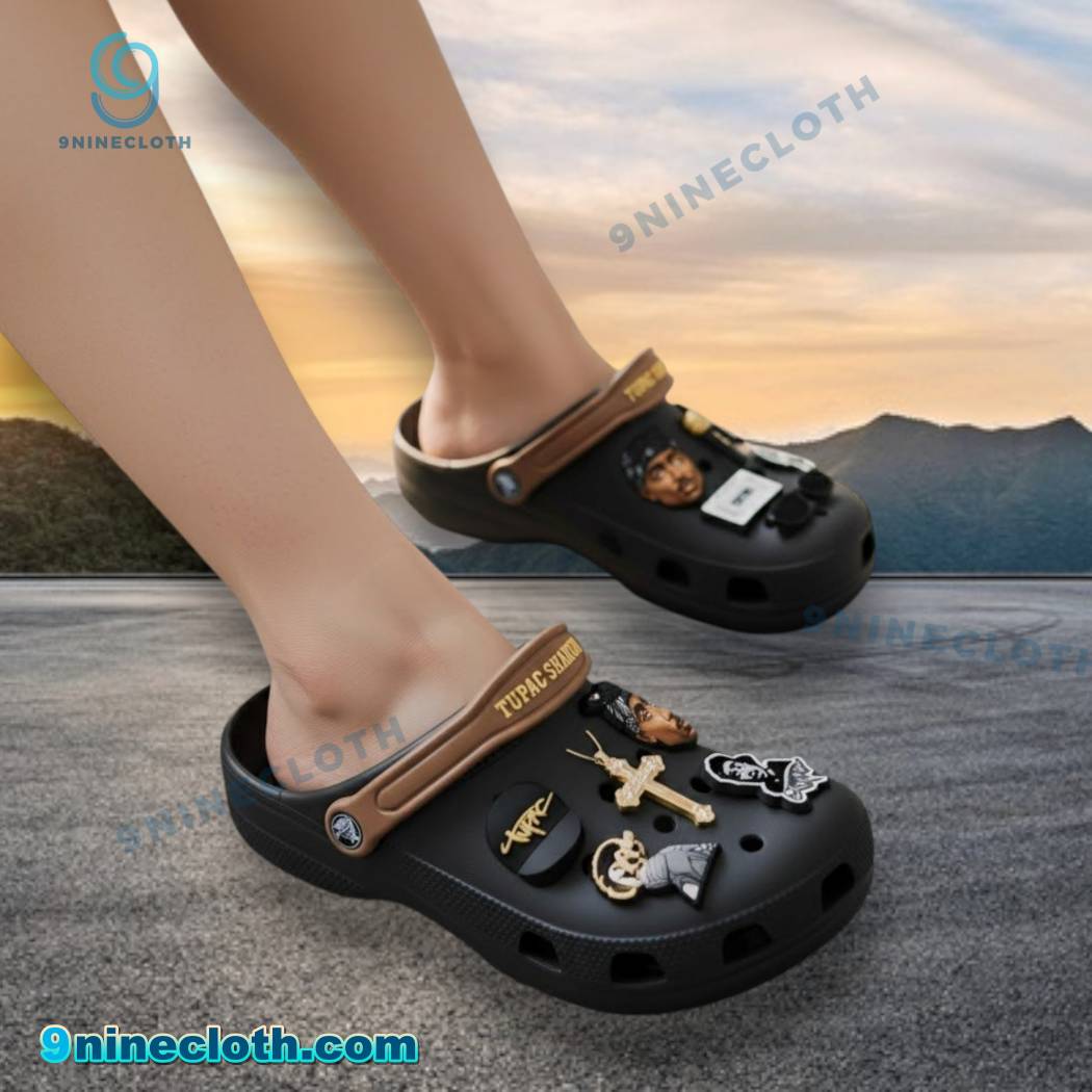Tupac Shakur Crocs With Charms-a 4RrZadv