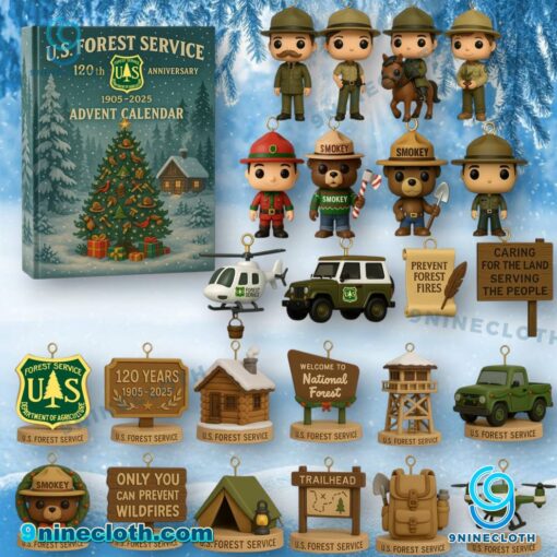 U.S. Forest Service 120th Anniversary 1905-2025 Advent Calendar 2025 LQUC35t