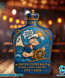 United States Navy 250 Years Of Honor Commitment Whiskey Bottle 941sm2x