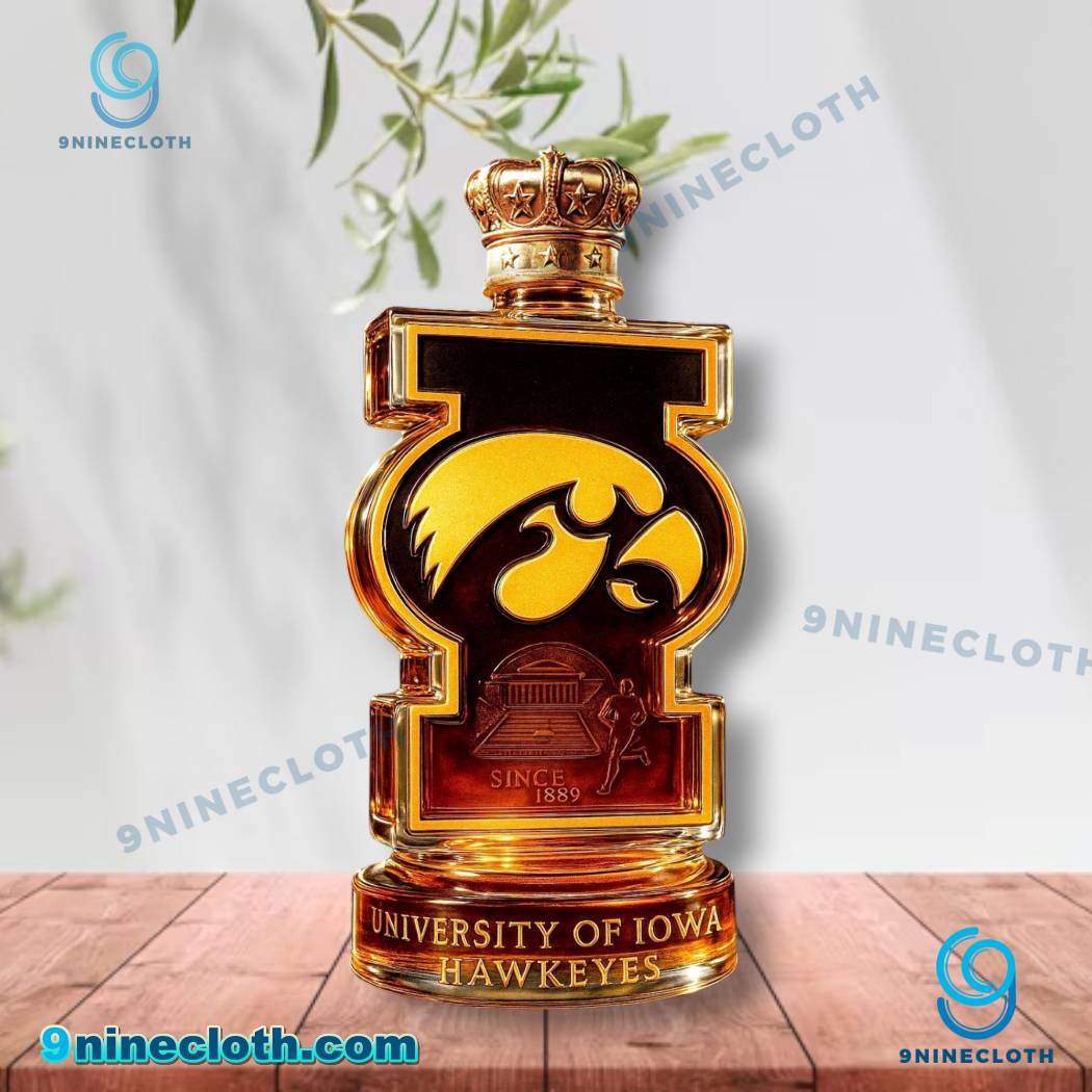 University Of Iowa Hawkeyes Whiskey Bottle Nijoqnc