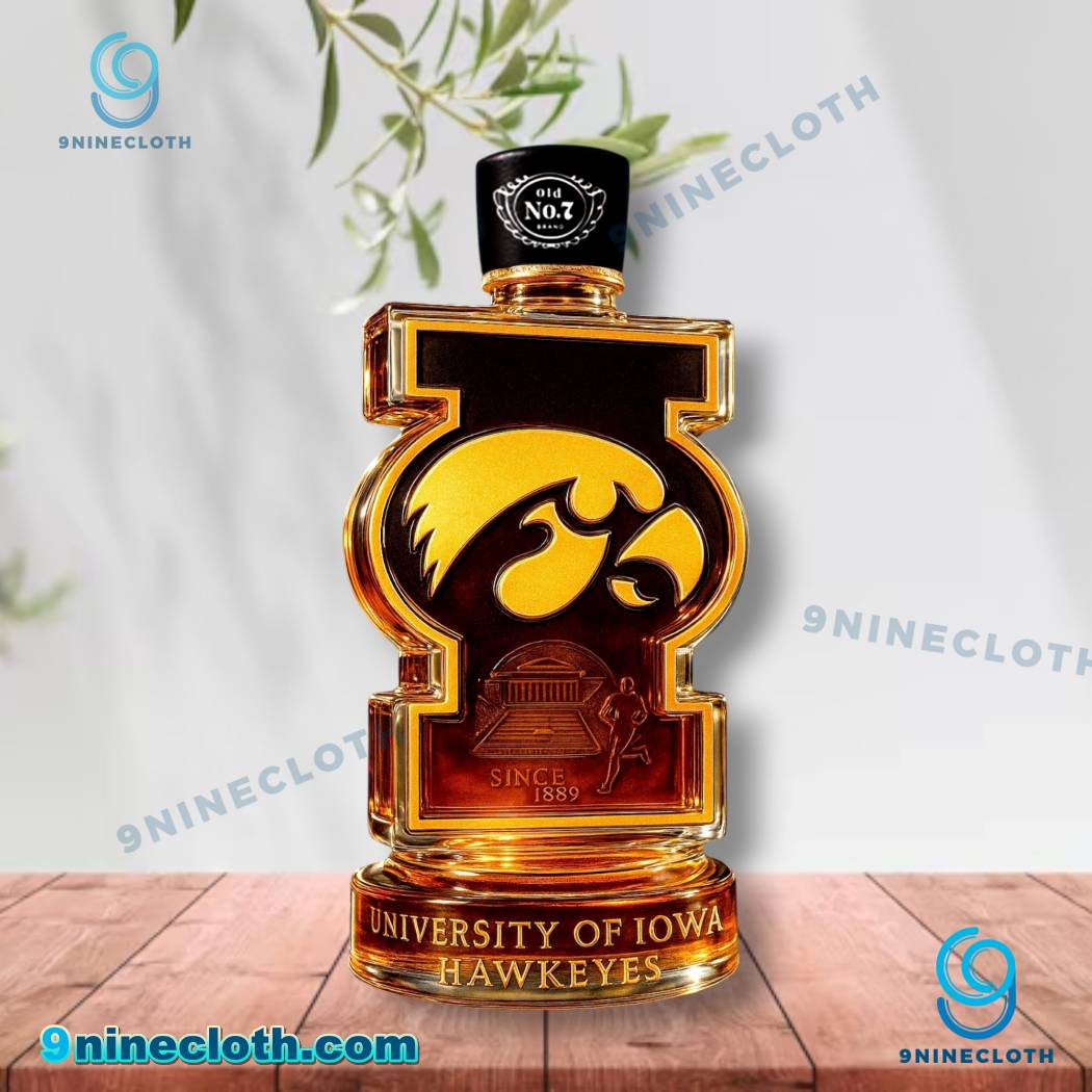 University Of Iowa Hawkeyes Whiskey Bottle-b vszju6L