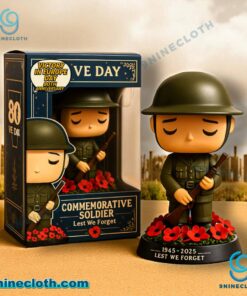 VE Day 80th Anniversary 1945-2025 Lest We Forget Figure 3gFPBHI