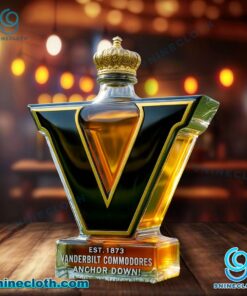 Vanderbilt Commodores Anchor Down Whiskey Bottle Rk7iobY