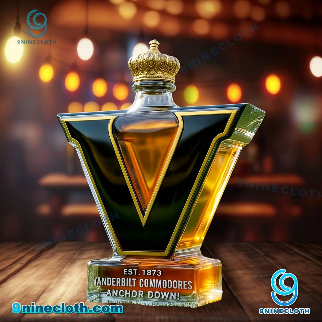 Vanderbilt Commodores Anchor Down Whiskey Bottle Rk7iobY