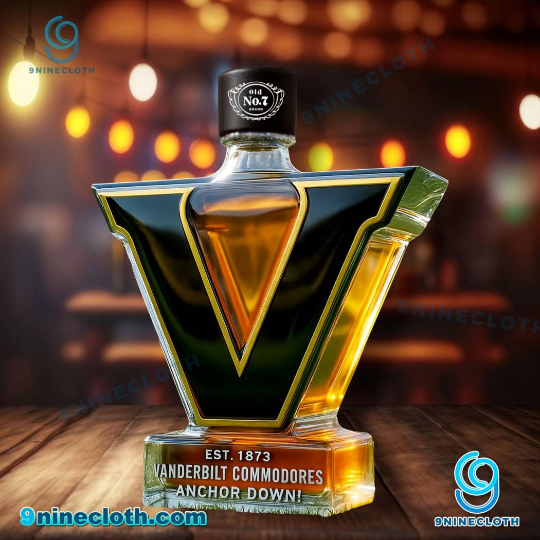 Vanderbilt Commodores Anchor Down Whiskey Bottle-a tvqwaPD