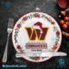 Washington Commanders Christmas Personalized Ceramic Plate T2RE0B1