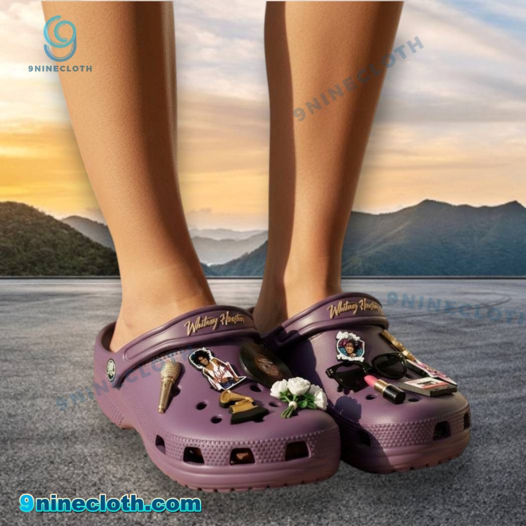 Whitney Houston Crocs With Charms-a kGeOWsR