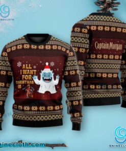 Yeti All I Want For Christmas Is Captain Morgan Sweater ObGC65s