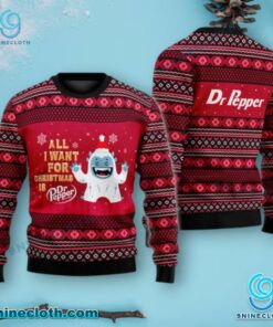 Yeti All I Want For Christmas Is Dr Pepper Sweater xgKr4o2