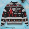 Yungblud Be Fookin Happy It's Christmas Sweater-b EtMna9I