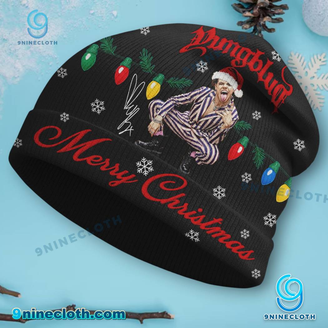 Yungblud Merry Christmas Beanie Hat-a uoUaiGS