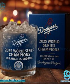 2025 World Series Champions Los Angeles Dodgers Whiskey Glass 4uySfUz