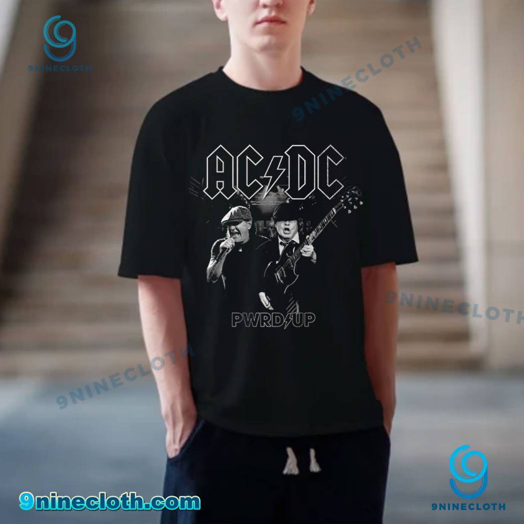 ACDC Angus And Brian PWR UP Tour Australia 2025 T-shirt-a bAxnyNh