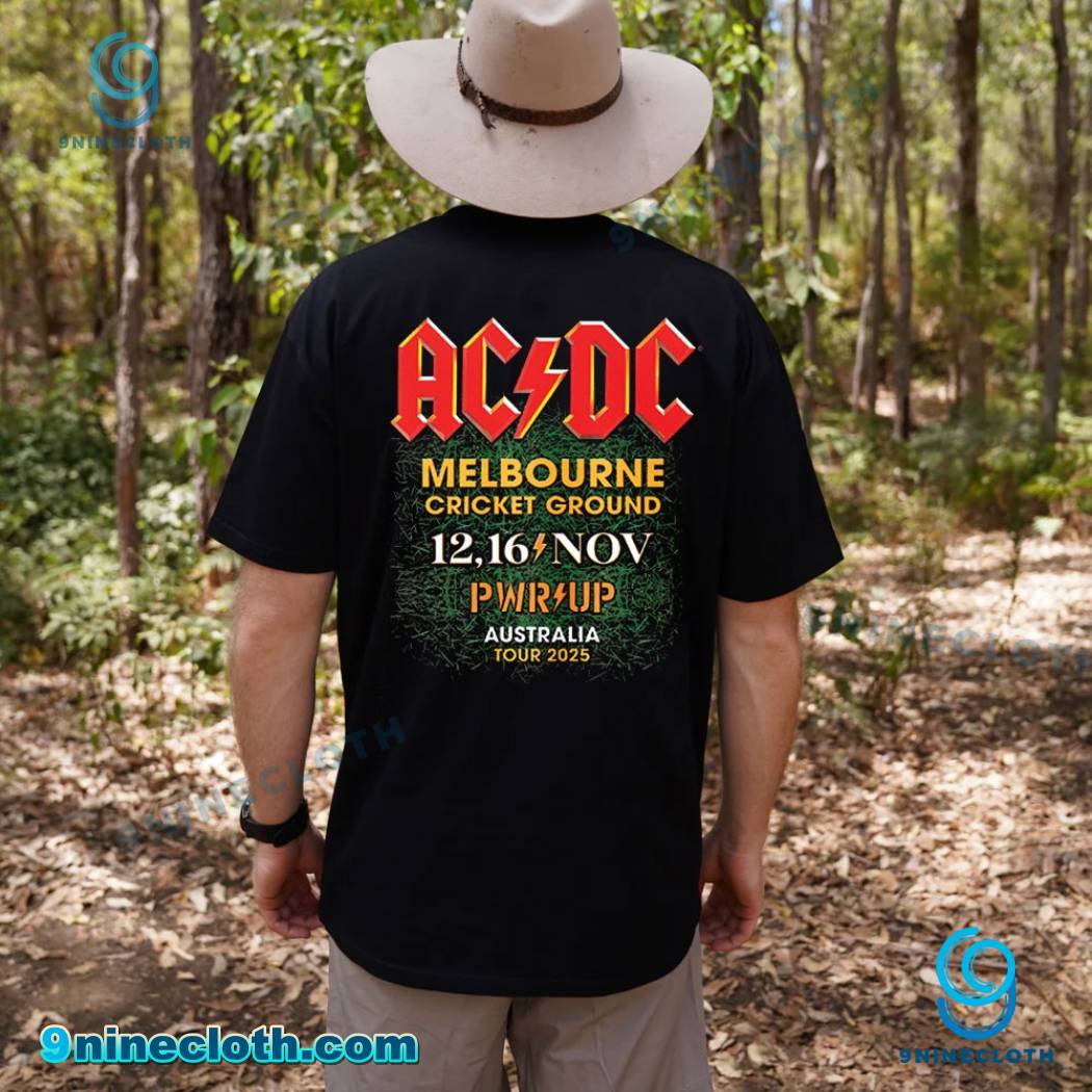 ACDC Melbourne PWR UP Tour 2025 Australia 12, 16 Nov T-shirt-b 4OlfXvZ