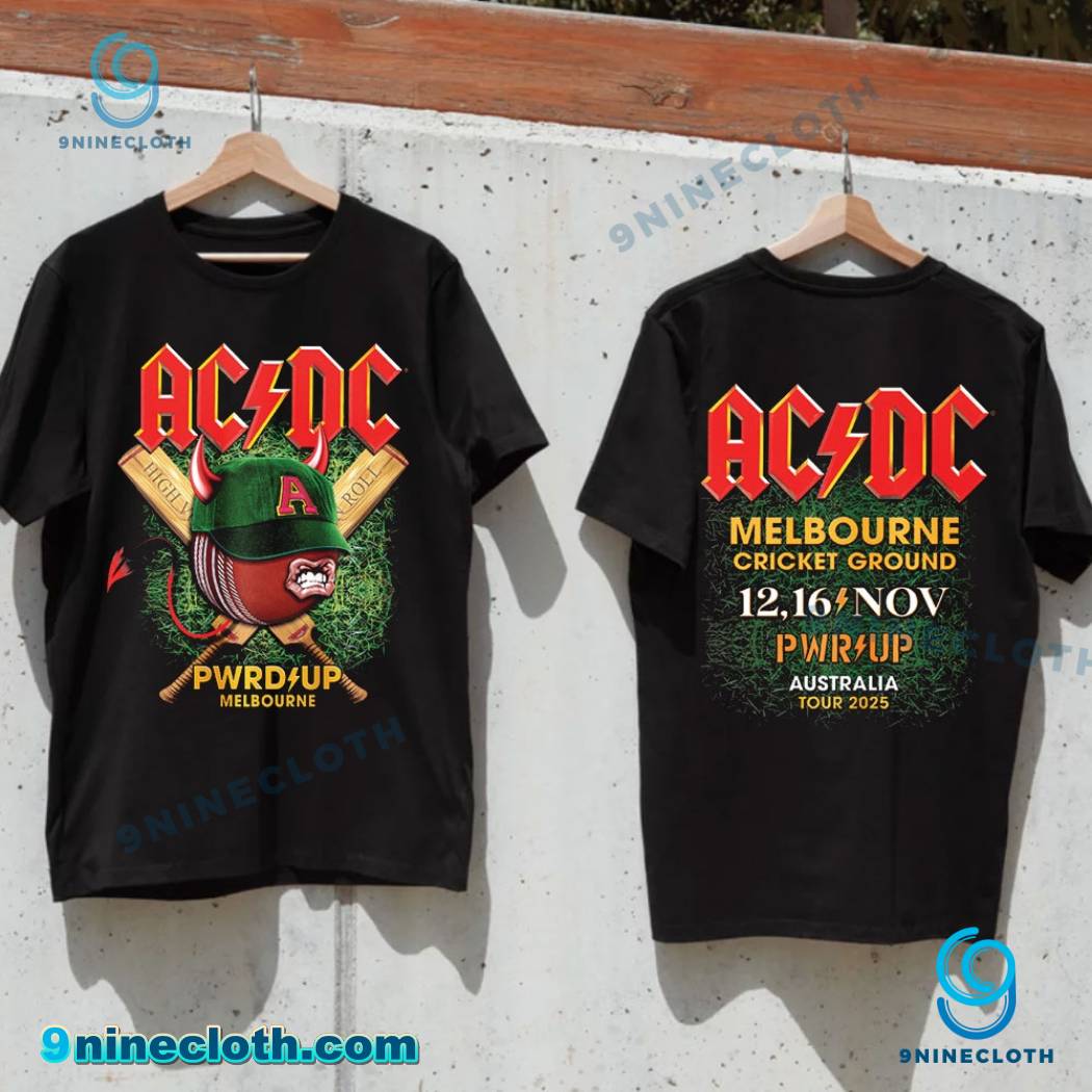 ACDC Melbourne PWR UP Tour 2025 Australia 12, 16 Nov T-shirt TCHL7en