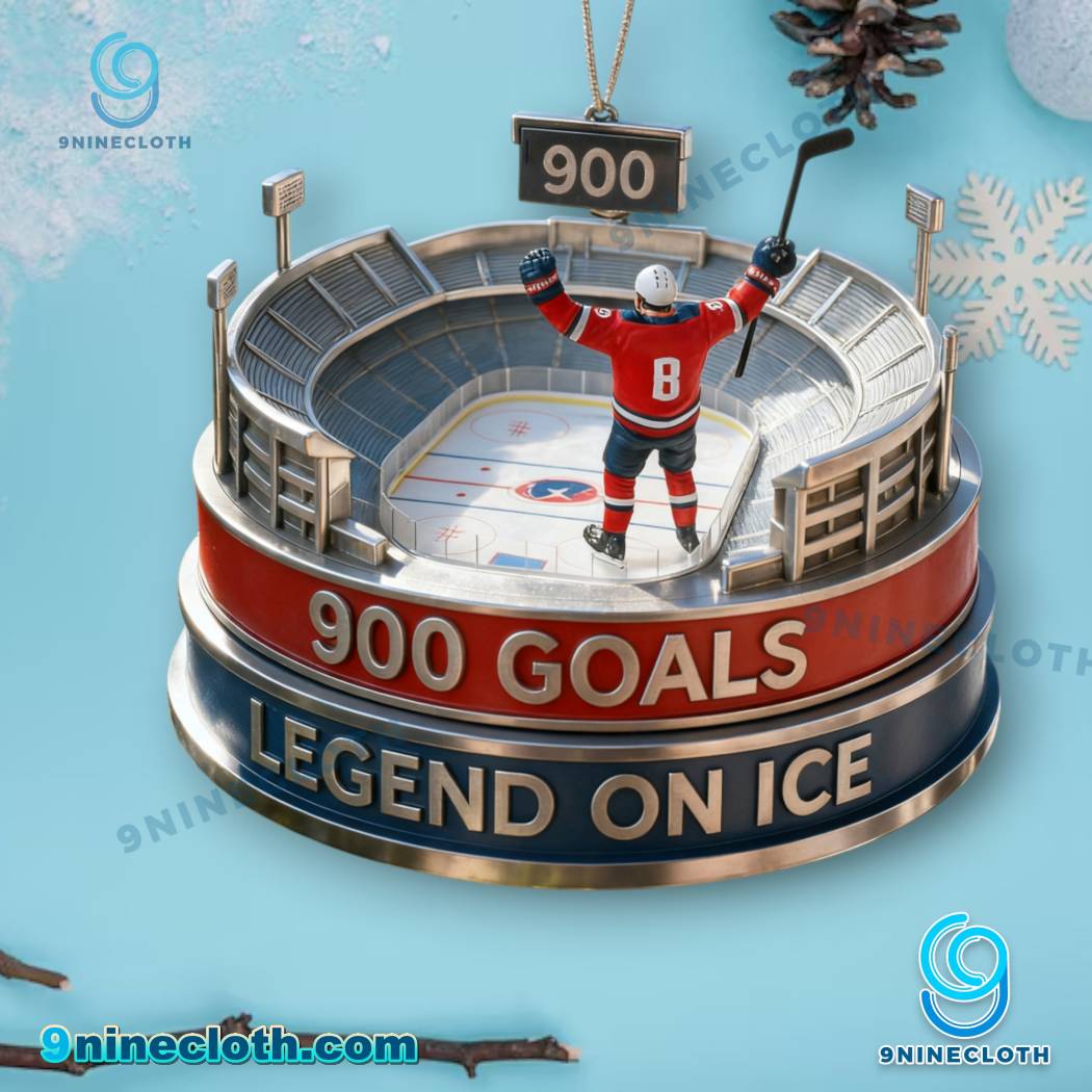 Alex Ovechkin 900 Goals Legend On Ice Ornament KqVtX4N