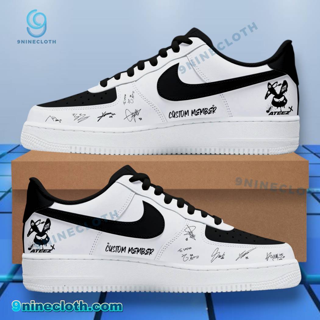 Ateez In Your Fantasy World Tour 2026 Signatures Personalized Air Force Shoes-a sUubIhH