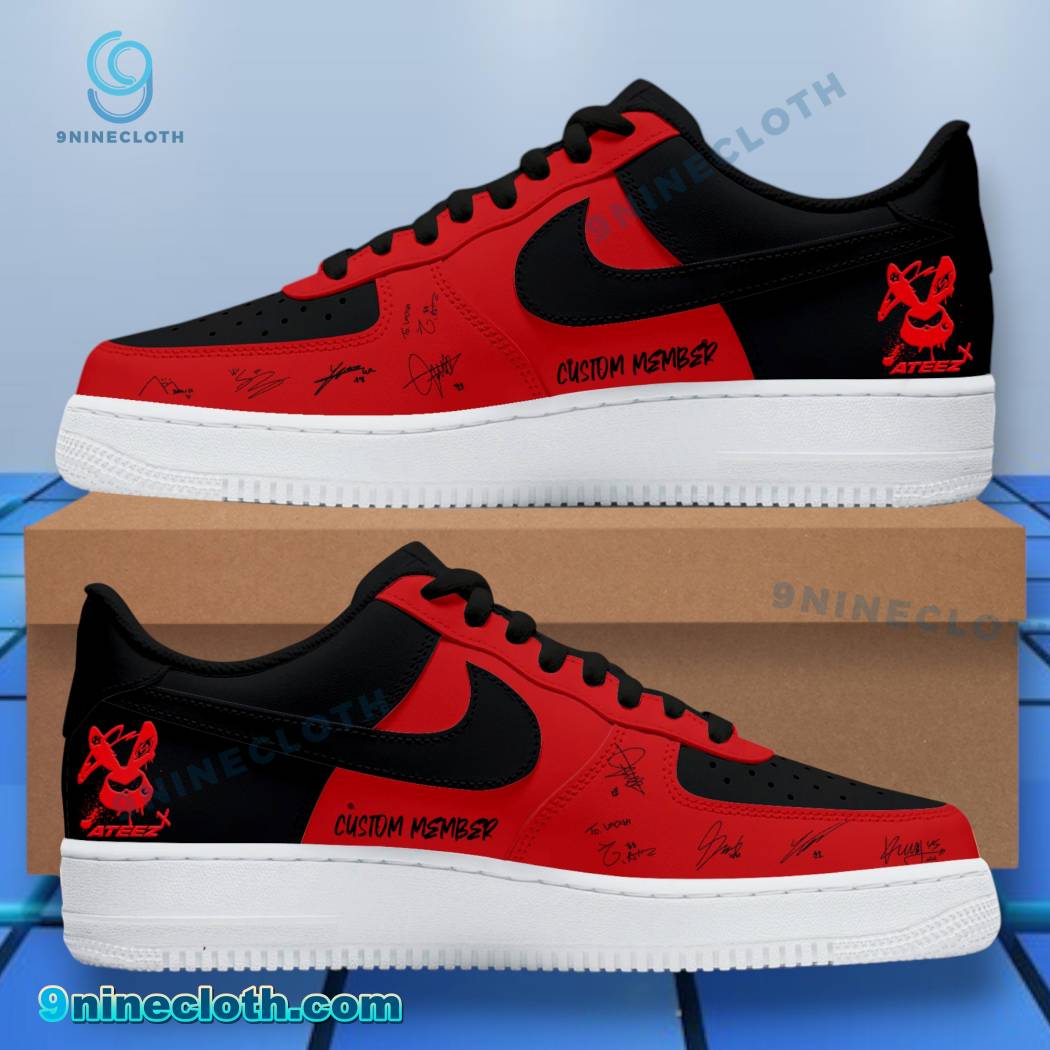 Ateez In Your Fantasy World Tour 2026 Signatures Personalized Air Force Shoes 0CUHDLv