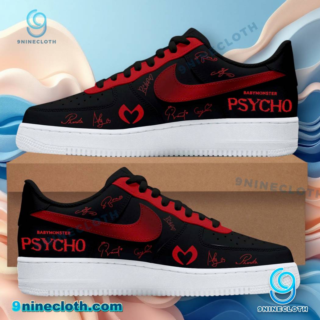 Babymonster Psycho Signatures Air Force Shoes-a K9ChgLH