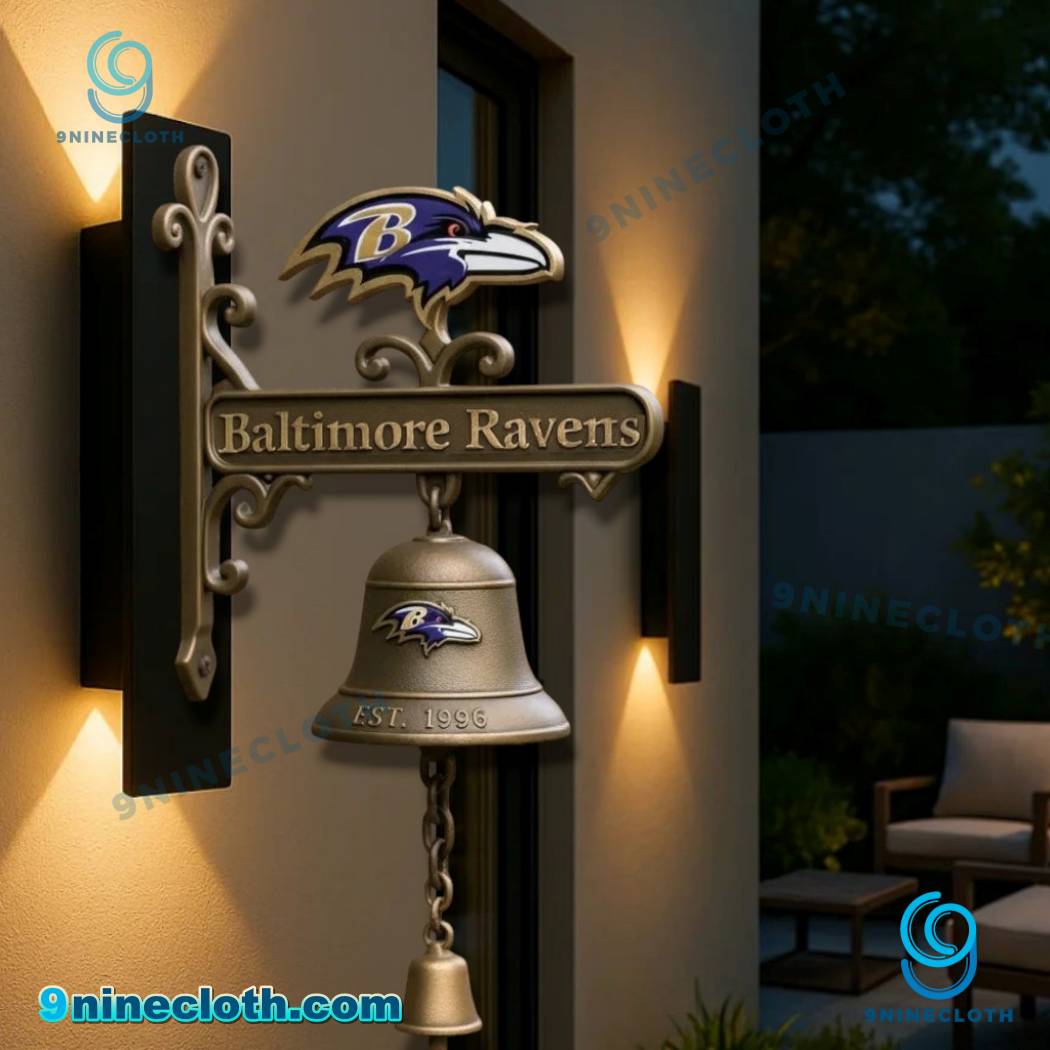 Baltimore Ravens NFL Football Team Doorbell itAMI28