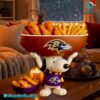Baltimore Ravens Snoopy x NFL Football Team Snack Tray nMJCKA4