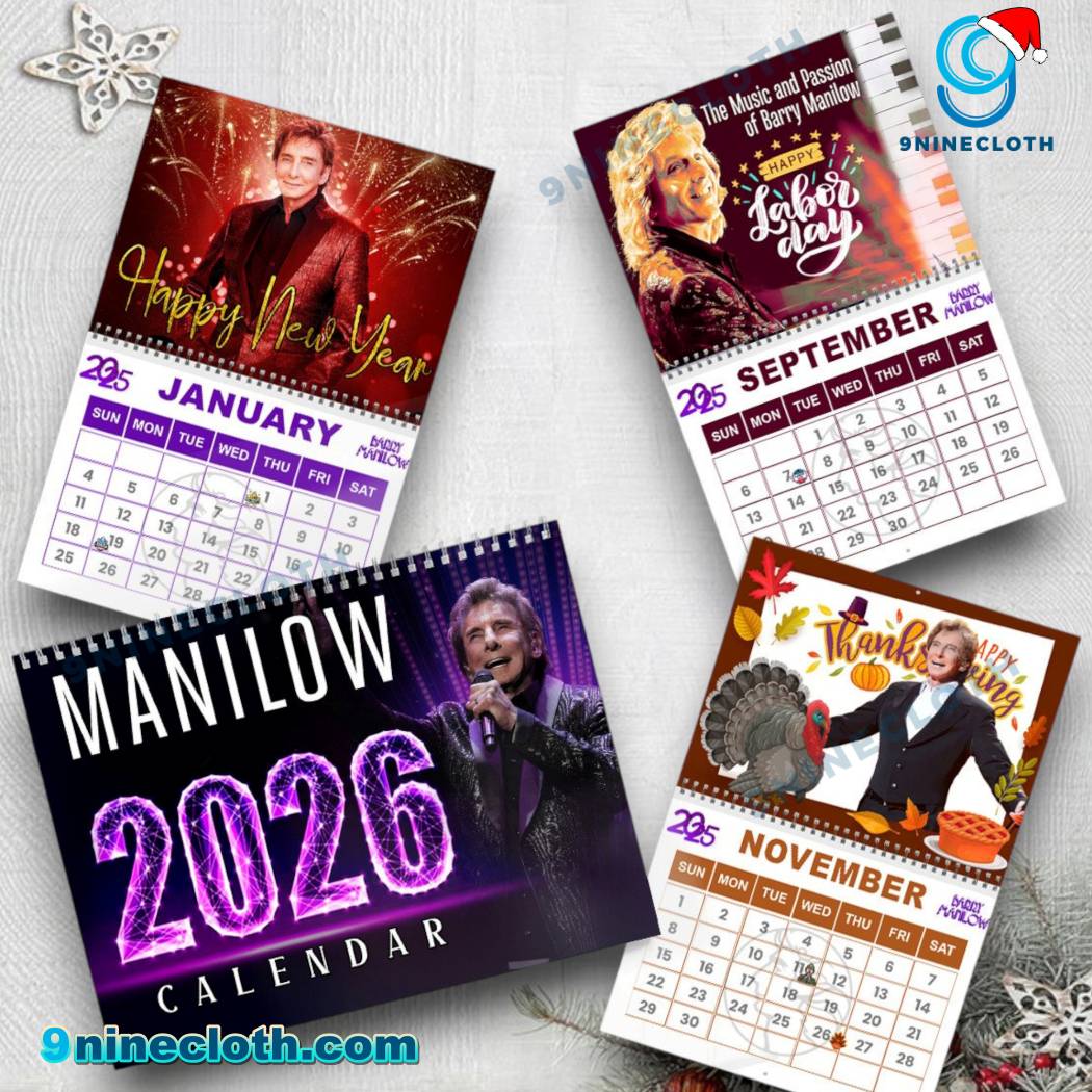 Barry Manilow Wall Calendar 2026 NITeYBt