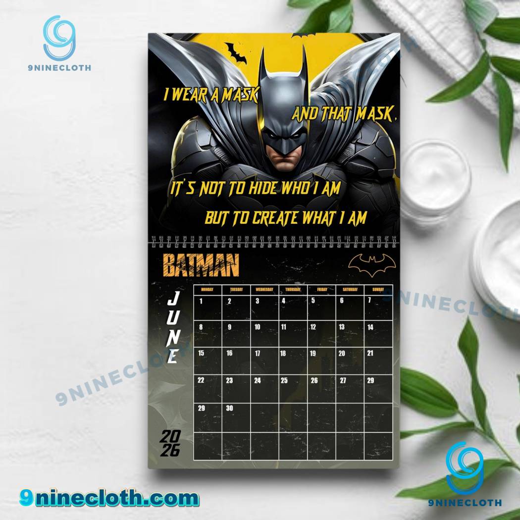 Batman Wall Calendar 2026-1 ehQ5m1x