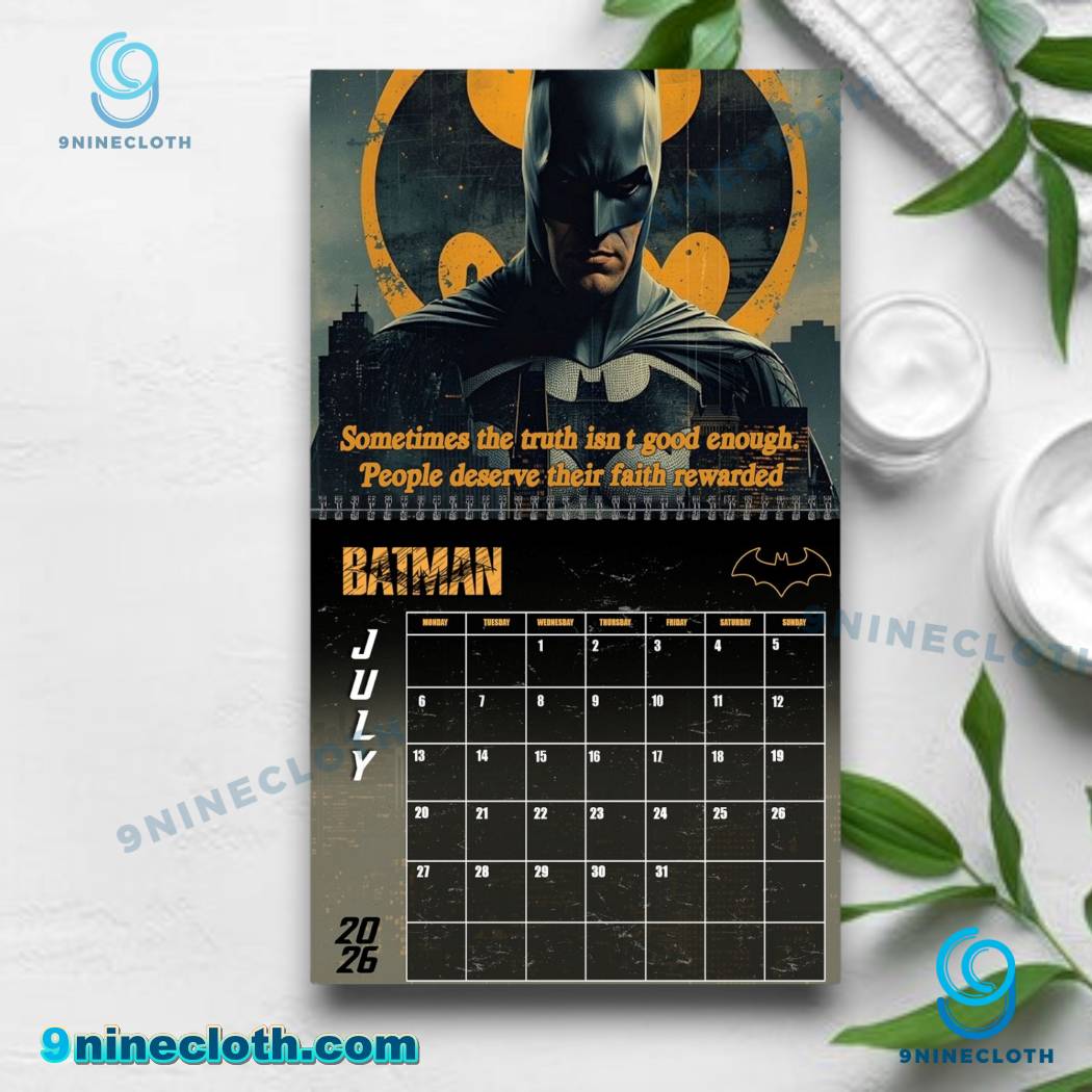 Batman Wall Calendar 2026-1-a 5O6STYk