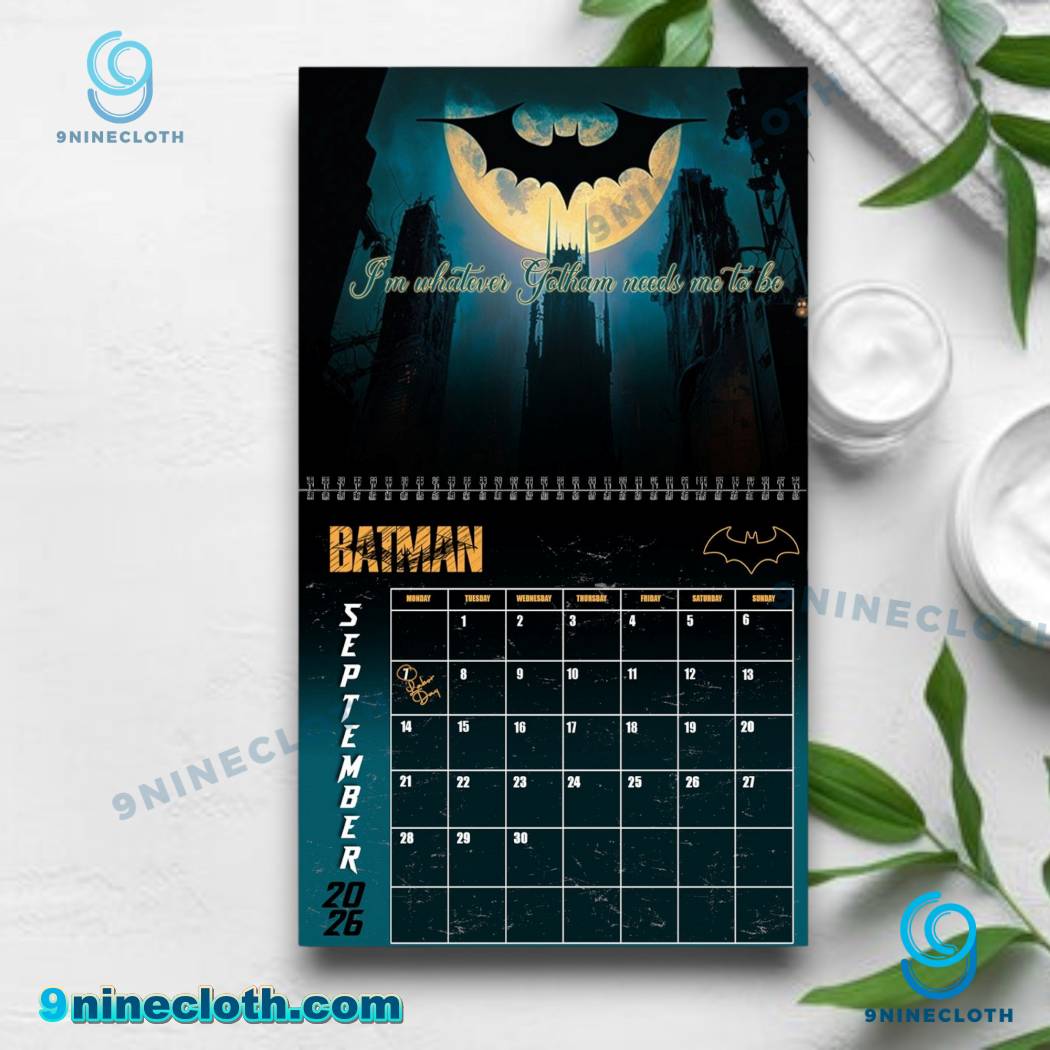 Batman Wall Calendar 2026-1-c 4vyhYJQ