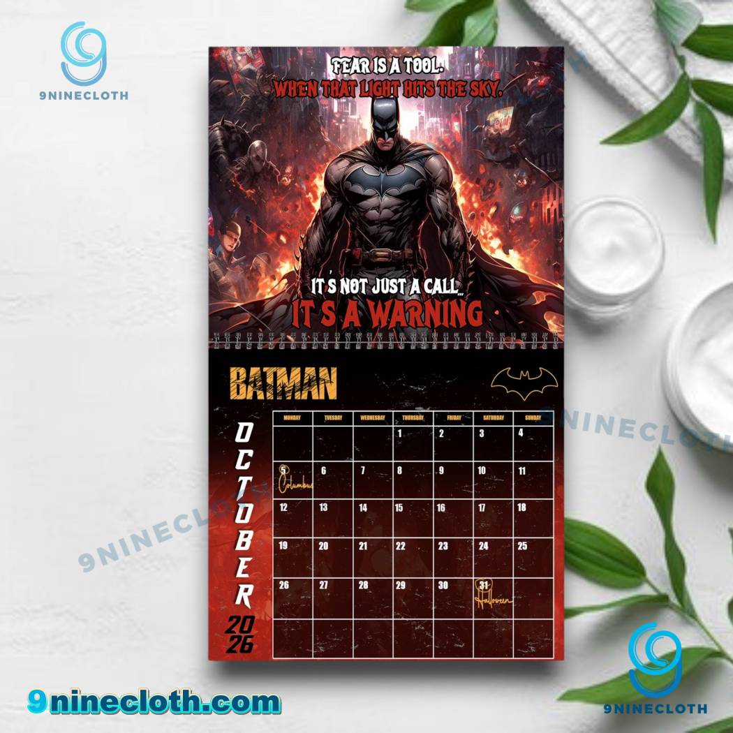 Batman Wall Calendar 2026-1-x klKDVj3