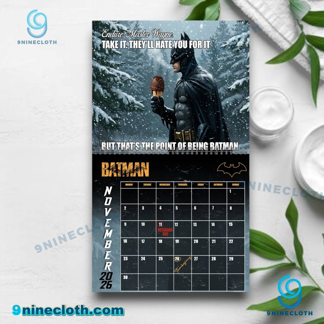 Batman Wall Calendar 2026-1-y 4d35qPl