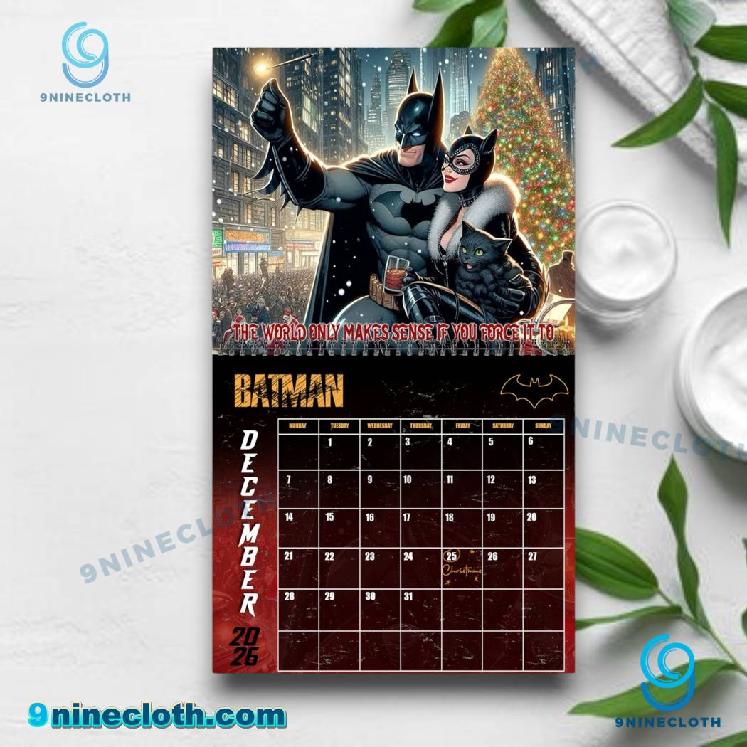 Batman Wall Calendar 2026-1-z 9NIJ765