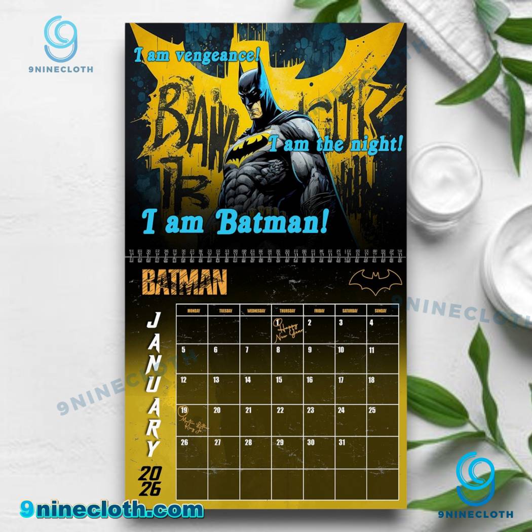 Batman Wall Calendar 2026-b vjKDmTd