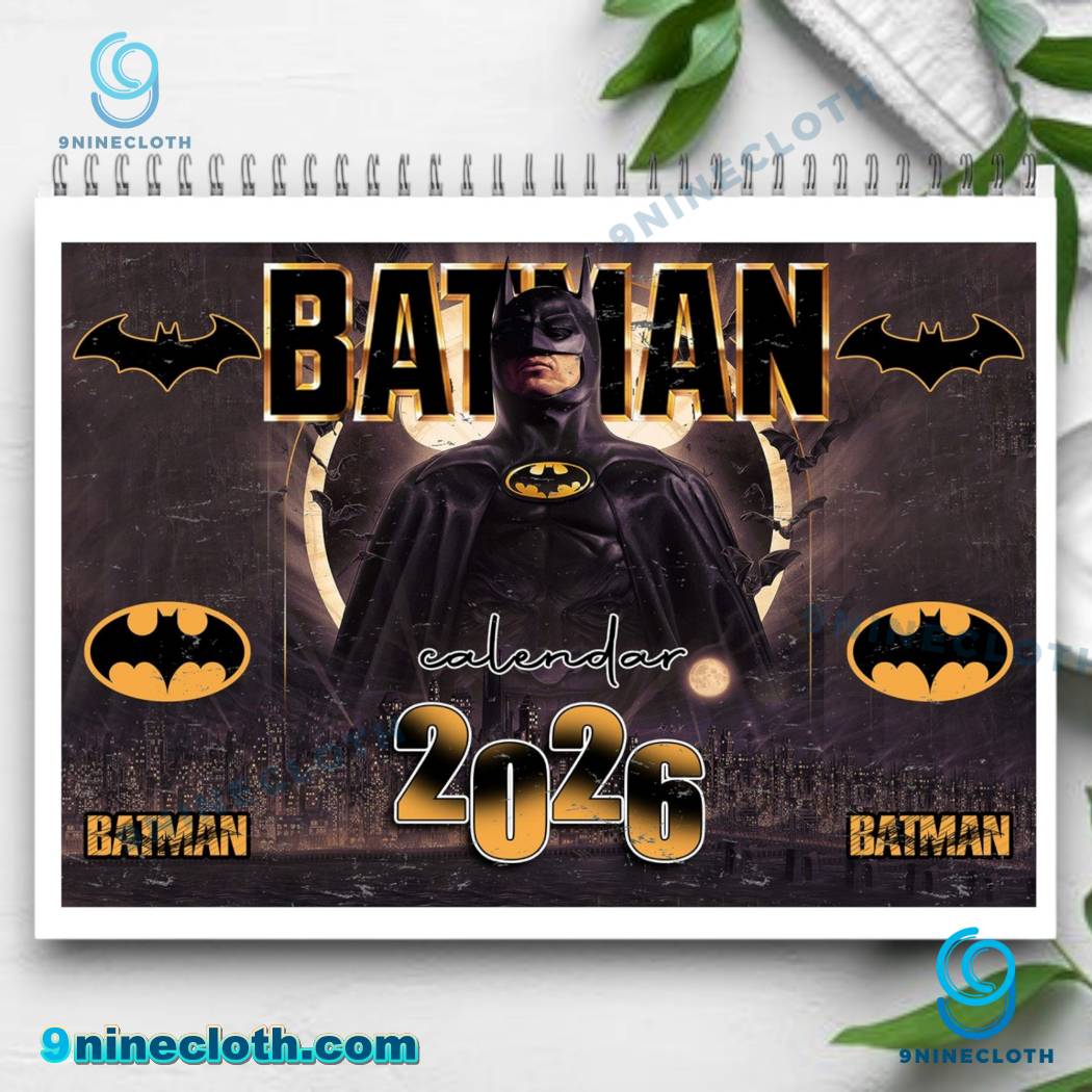 Batman Wall Calendar 2026 fIsGxkU