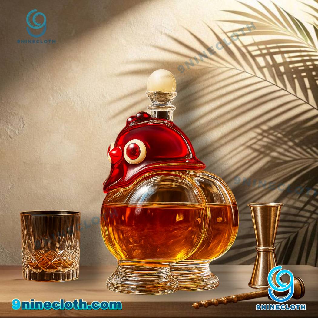 Big Butt Chicken Funny Whiskey Bottle-a YgdBznj