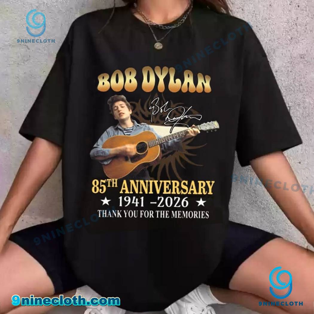 Bob Dylan 85th Anniversary 1941-2026 T-shirt-a b0nt1mr