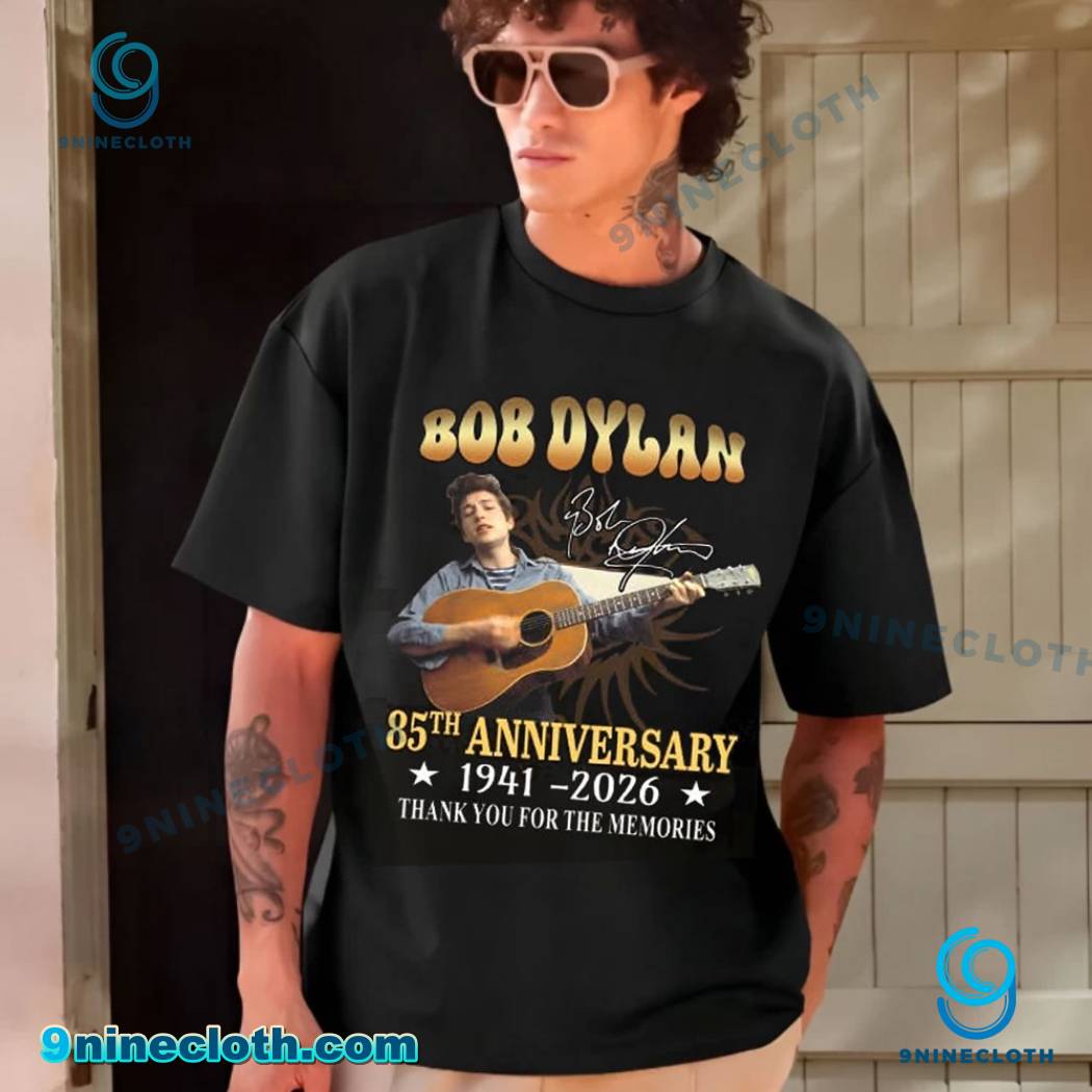 Bob Dylan 85th Anniversary 1941-2026 T-shirt-b kA8VXWJ