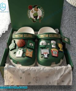 Boston Celtics Crocs With Charms ewNPz7R