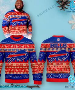 Buffalo Bills Holiday Ugly Christmas Sweater sWkg1R9