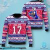 Buffalo Bills Josh Allen #17 Ugly Christmas Sweater nqwJhjl