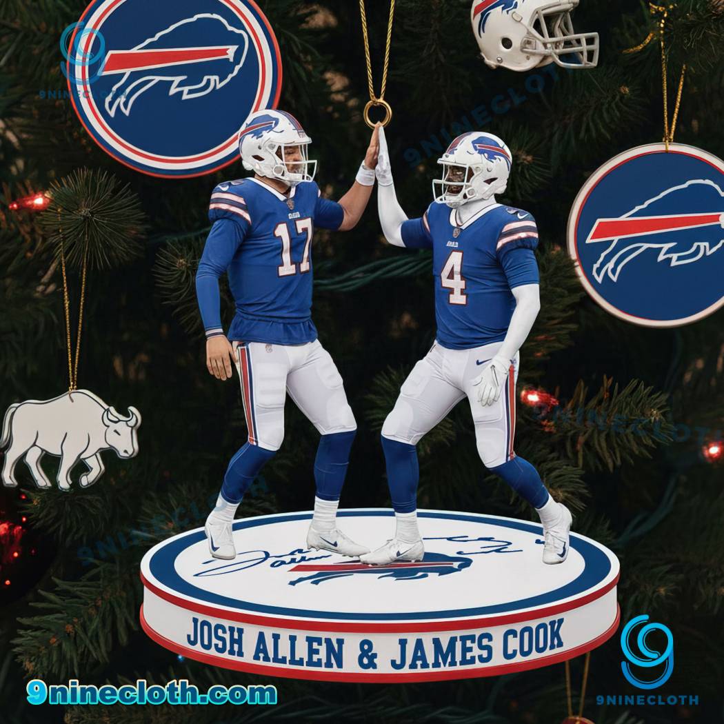 Buffalo Bills Legends High-five Ornament-x lNyxo1h