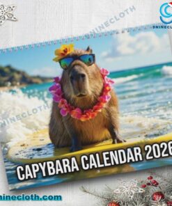 Capybara 2026 Wall Calendar fqzHriv