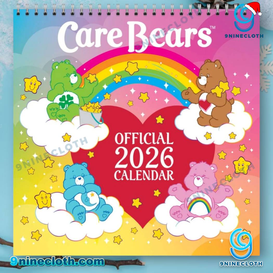 Care Bears 2026 Wall Calendar LoZJNXY