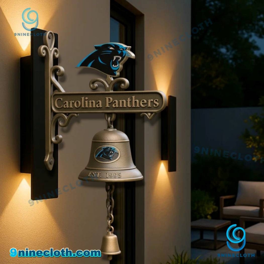 Carolina Panthers NFL Football Team Doorbell ubLHYWD