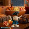 Carolina Panthers Snoopy x NFL Football Team Snack Tray vGa6rOm