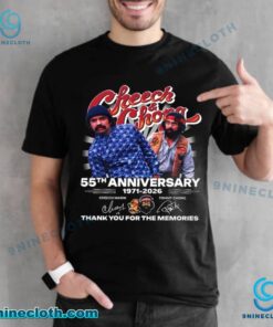 Cheech And Chong 55th Anniversary 1971-2026 Thank You For The Memories T-shirt 8VK2LtX