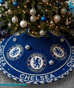 Chelsea FC Christmas Tree Skirt Z8j0TFG
