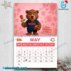Chicago Bears Wall Calendar 2026-1-b zXByAsW