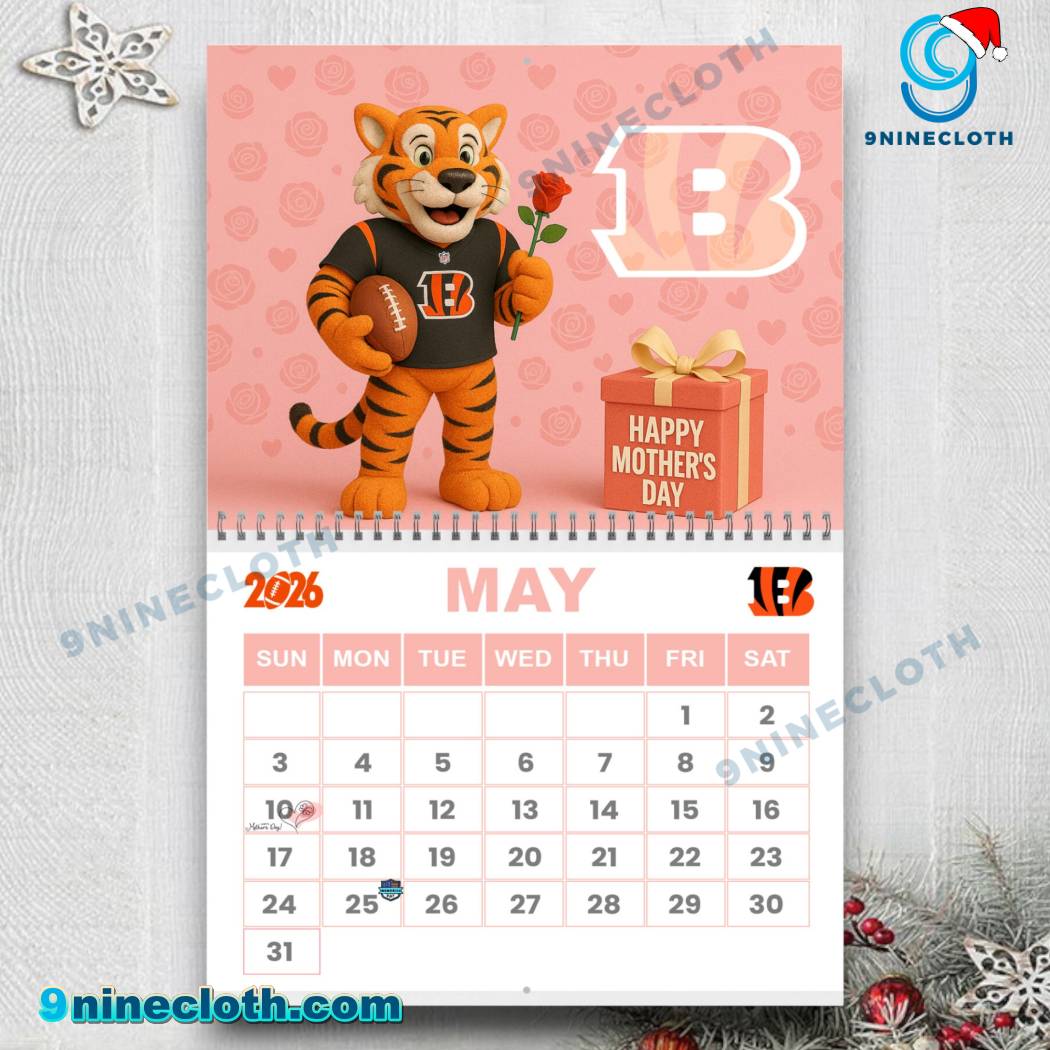 Cincinnati Bengals Wall Calendar 2026-1-b KtlF3C4