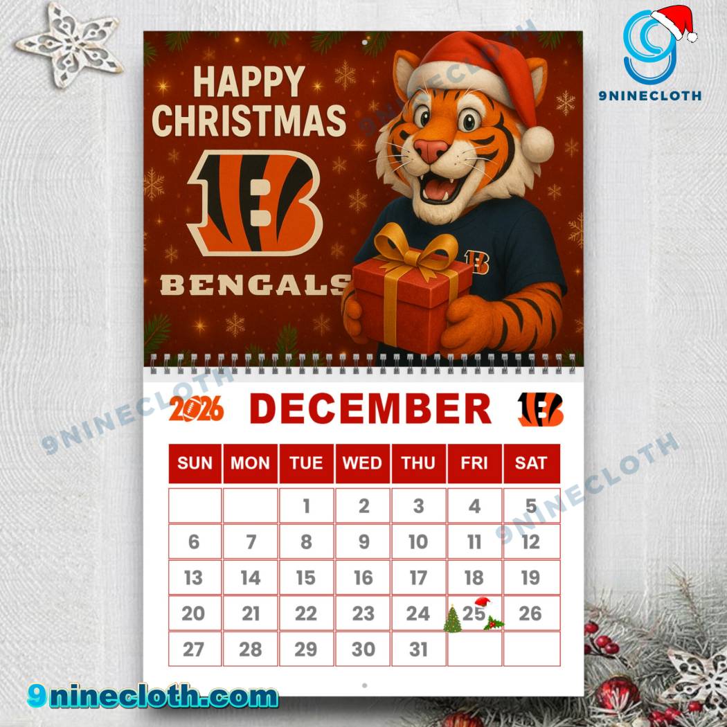 Cincinnati Bengals Wall Calendar 2026-b GKYgPph